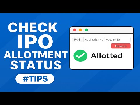 IPO Allotment Status Check – Quick & Easy Method ! Beginner Friendly Tutorial