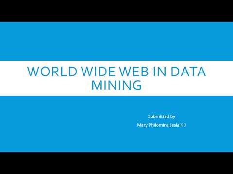 World Wide Web in Data Mining