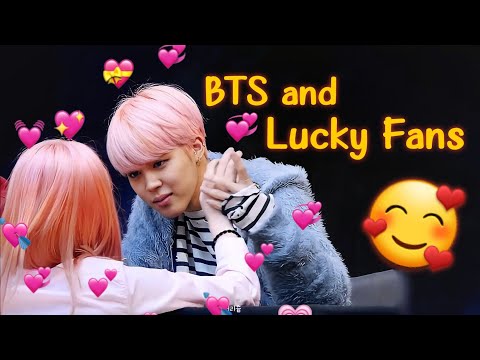 BTS and Lucky Fans(BTS Cutest moments)