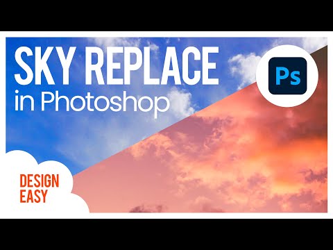 🔴 NEW Sky Replacement in Photoshop tutorial 2021 - Simple 1-2 clicks!