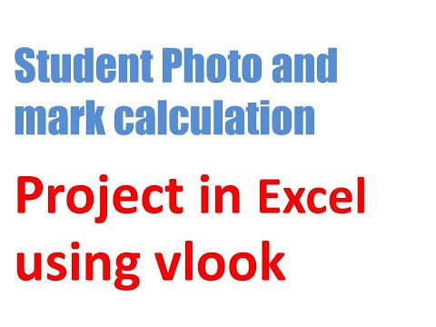 Explain project about Excel using Vlook