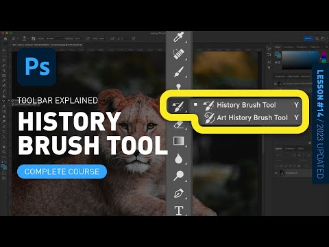 History Brush & Art History Brush - Toolbar Explained & Demonstrated [Photoshop for Beginners]