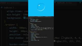 Create a Css water Drop💧 using html css #shorts