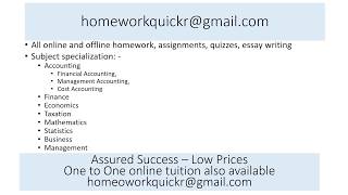 Homework help, Online homework help, Assignment help