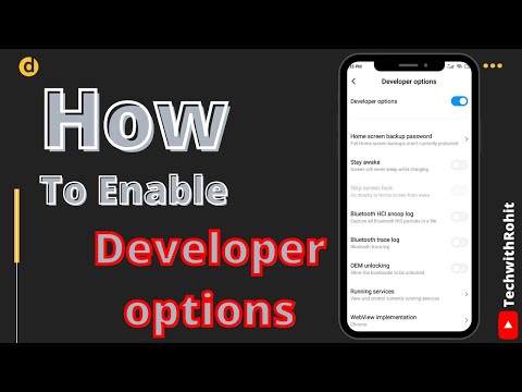 How to enable developer option in Android Phone