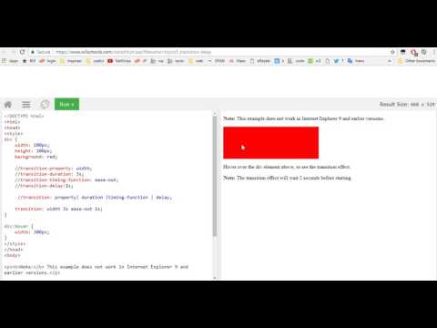 transition shorthand (CSS)