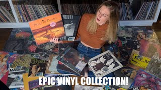 Record Haul of Collector's Dreams. EPIC Vinyl Collection of Artist Chris Stiltner.