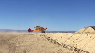 Super Cub landing short, uphill STOL
