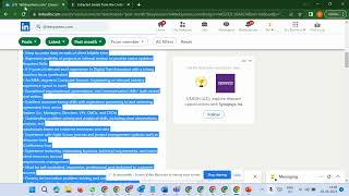 Bench Sales Tricks : Email id extractions DATABASE MAINTENANCE