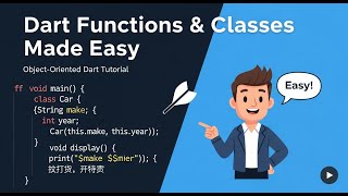 3. Dart Functions & Classes Made Easy | Object-Oriented Dart Tutorial