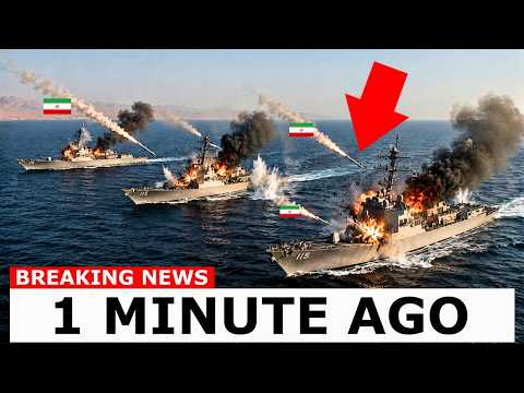 6 Iranian Missiles AMBUSHED 3 U.S. Destroyers in Hormuz — America's Response Was | Military Analysis