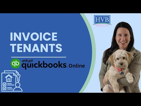Invoicing Tenants in QuickBooks Online