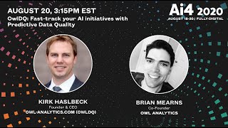 OwlDQ: Fast-track your AI initiatives with Predictive Data Quality with OwlDQ
