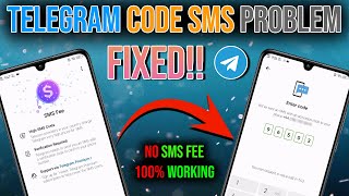 Telegram Code SMS Problem? Simple 100% Working Solution (No Fee)