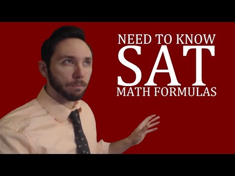 Need To Know SAT Math Formulas