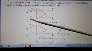 Common & differential mode signals
