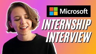 How I landed my first internship at Microsoft | Software Engineer