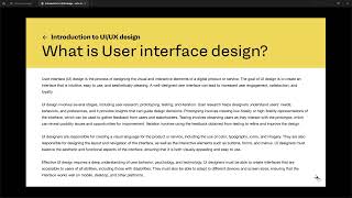 what is user interface design