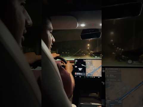 Silent Power: Cruising in a Tesla ⚡🚗 #ElectricFuture #TeslaDrive #tesla #dubailife