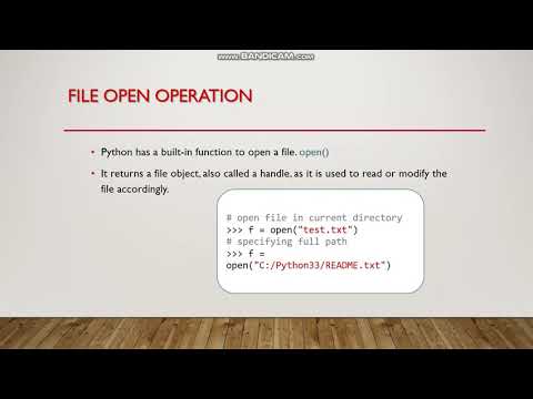 File Handling in Python