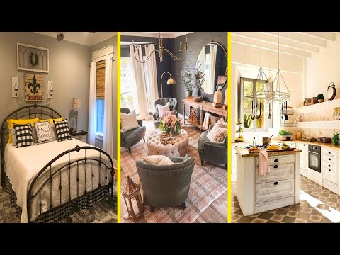 Modern Shaby Chic Farmhouse Decorating Ideas #FarmHouseDecorIdeas