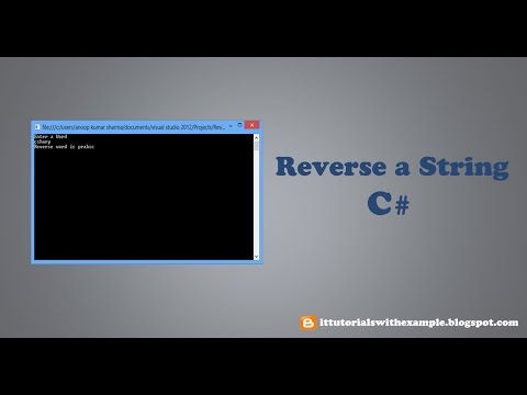 Reverse a String in C#