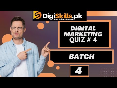 Digital Marketing | DigiSkills | Quiz 4 | Batch 4 #digiskills #digitalmarketing