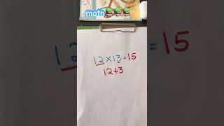 easy multiplication trick #maths #multiplication #mathtrick #math #mathematics #shorts