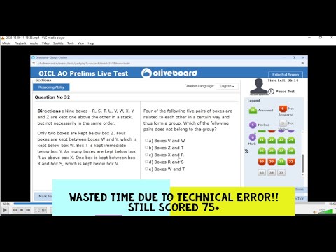 OICL AO Live mock test Oliveboard| Share score | Approach mistakes and learnings.
