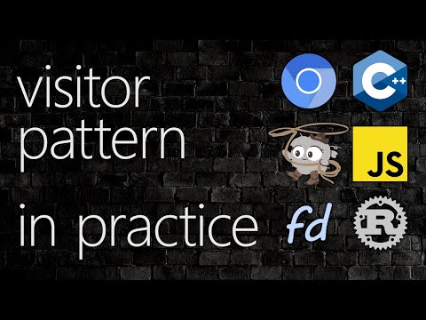 3 real-world visitor design pattern examples in Rust, JS, & C++