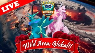 【🔴LIVE】【ワイルドエリア：グローバル】ディアルガ&パルキア(オリジン)大量発生!「✨色違い&高個体ゲットだぜ!!✨」【ポケモンGO】【Pokémon GO Wild Area: Global】