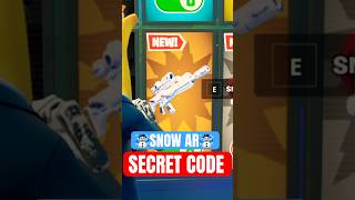 HOW TO GET SNOW ASSAULT RIFLE AR ❄️☃️ SECRET CODE in FORTNITE 1v1 with every gun