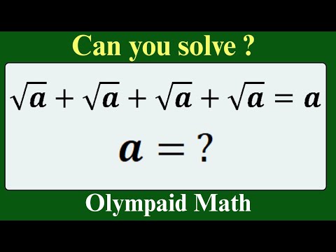 A Nice Algebra Square Root Problem Solved | Olympiad Math Solved Tricks | Harvard University