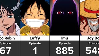 When EVERY One Piece Character First Appeared