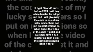 #shorts #adoptme #roblox #beeblaster #freerobloxcode #freecodesforroblox #freecodes #adoptmecodes