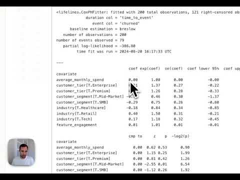Churn prediction using survival analysis
