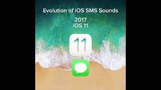 Evolution of iOS SMS Sounds
