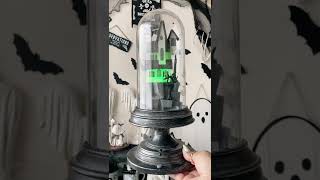 Halloween 2016 Haunted House Cloche from Target! #halloween #halloweendecor