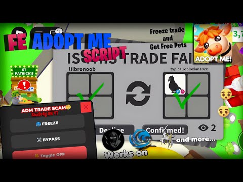 [NEW&UPDATED] ADOPT ME 😱 TRADE SCAM SCRIPT | FREEZE TRADE, FORCE ACCEPT, NEW UPDATE! (PASTEBIN) 2025