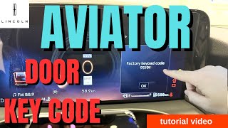 Get Your Lincoln Aviator Door Code in Minutes (Works on Older Models Too!)