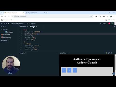 Mastering CSS align-self in less 5 Minutes with Andrew Guasch of Authentic Dynamics