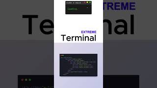 Extreme Terminal | Modern WebBased Terminal Using HTML, CSS & JavaScript #shortsfeed #foryou #coding