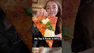 My top 3 favorite foods in NYC!! #foodie #nyc #eating #pizza #cookies #nycfood #newyorkcity