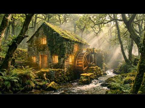 🦋 Inside a Hidden Fairy Tale: 19th Century Watermill Living 🌲