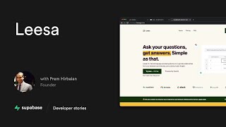 Supabase Developer Stories: Leesa