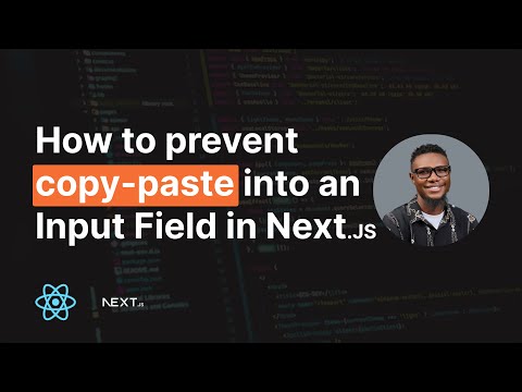 How to Prevent Copy-Paste into an Input Field in JavaScript | React | NextJS | Vue