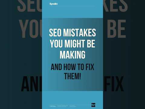 📉 Not ranking on Google? Chances are, you’re making these SEO mistakes: