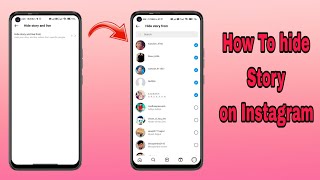 How to hide story on Instagram lll Instagram pa story hide kaisa Kara