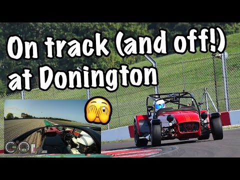 First track day with my Caterham Seven 420R at Donington