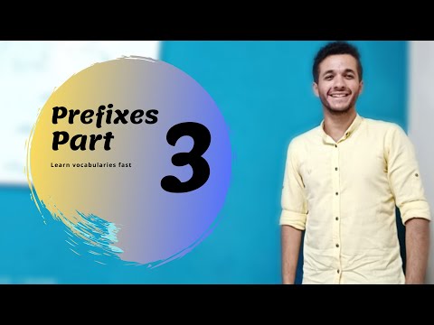 مشكلة الكلمات ..... prefixes (3) (الحل)